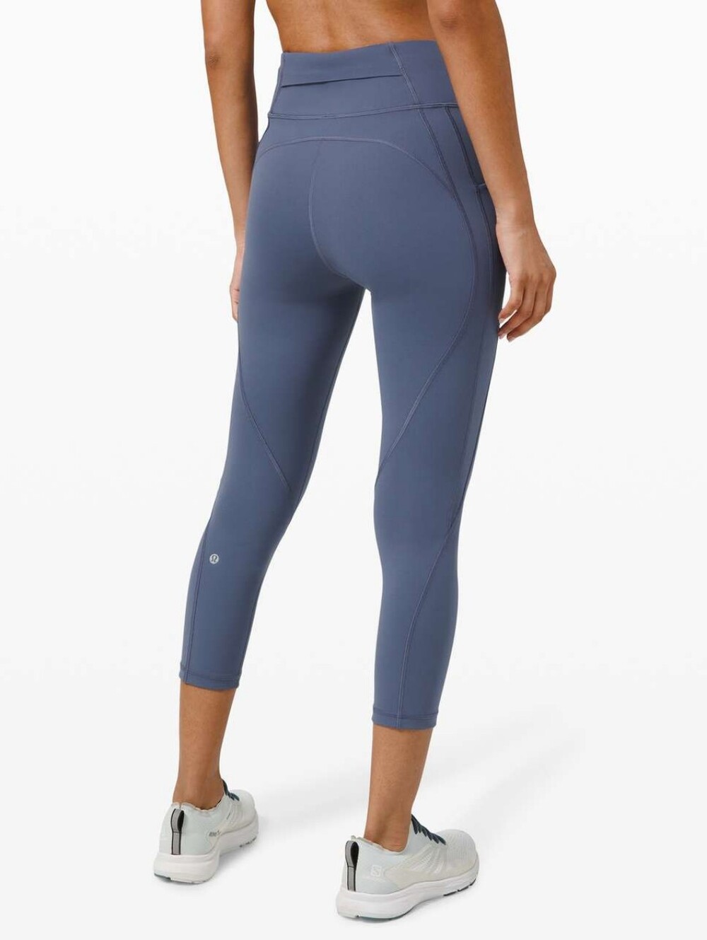 Lululemon Time To Sweat Crop 23" Ink Blue Size 6